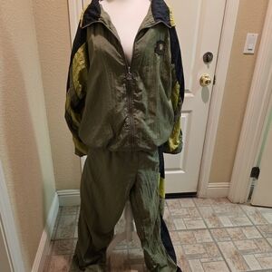 Givenchy Active Olive Green, Yellow Green and Black Jacket